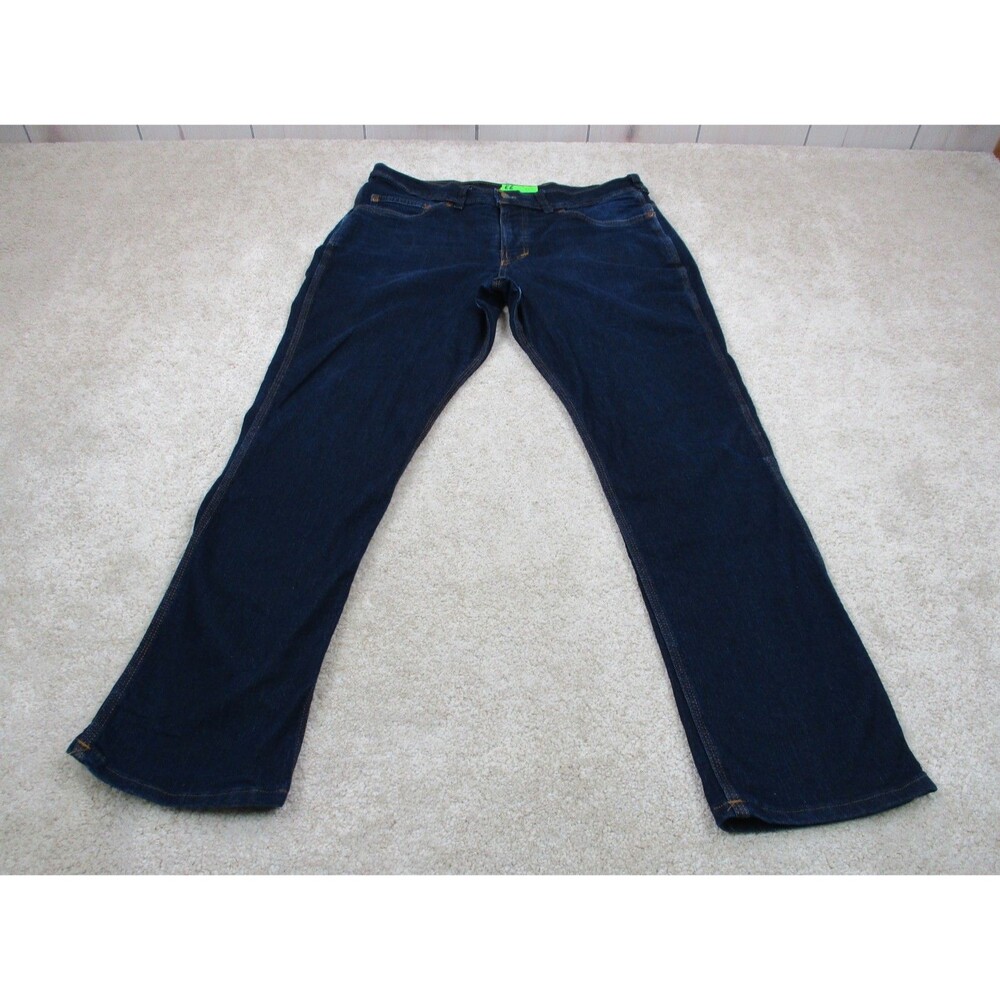Origin Jeans Mens 36 Blue Denim D68 Delta Flex Taper Stretch 36x31 USA